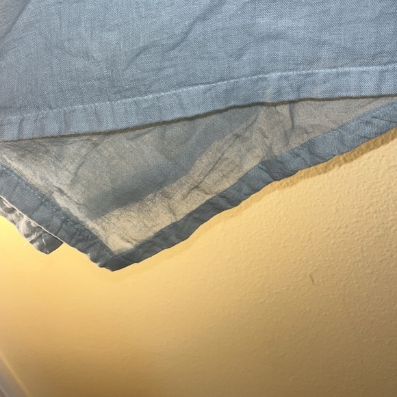 JP and Mattie Anthropologie Cornflower Blue Embroidered Top Lagenlook S - Picture 9 of 13